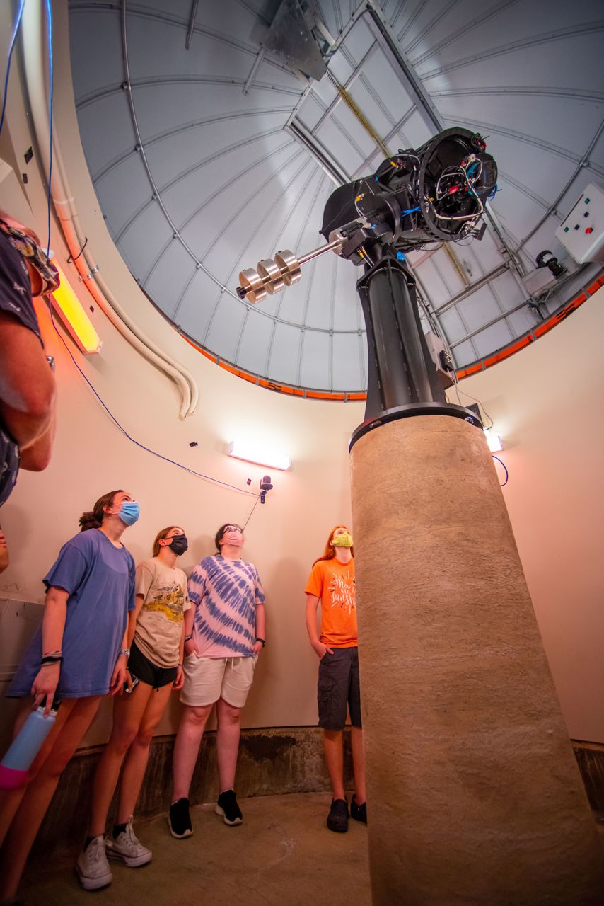 An eclipse viewing takes place Saturday at the Clark Telescope at the Versant Power Astronomy Center at the University of Maine. (University of Maine photo)